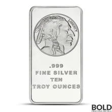 10 oz Buffalo Silver Bar (SilverTowne)