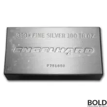 Silver 100 oz Engelhard Bar