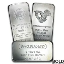 Silver 10 oz Engelhard Bar