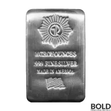 Silver 10 oz Glines & Rhodes Bar