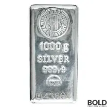 Silver 1 Kilo Nadir Bar