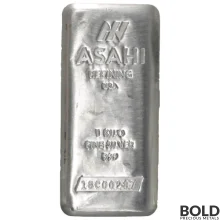 Silver 1 Kilo Asahi Bar