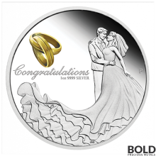 2022 Silver Perth Wedding 1 oz Proof Coin