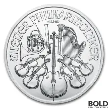 2021 Austria Philharmonic 1 oz Silver BU