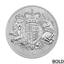 2022 Silver Great Britain Royal Arms - 10 oz