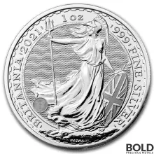 2021 Silver Great Britain Britannia - 1 oz