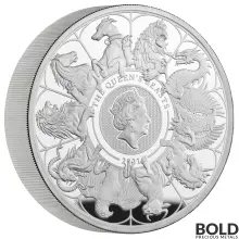 2021 Britain Queen's Beasts Completer 10 oz Silver Proof