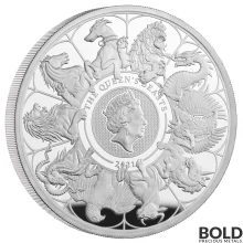 2021 Britain Queen's Beasts Completer 5 oz Silver Proof