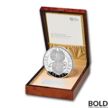 2021 Britain Queen's Beasts Griffin of Edward III 1 kilo Silver Proof