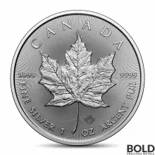 2024 1 oz Canadian Maple Leaf Silver Coin (BU)