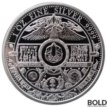 限定発行☆世界初のAIデザイン☆1oz 銀貨 チャド 2023 レア 2023-1-oz-Chad-AI-Silver-Coin-