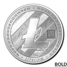 1オンス銀貨　2020 1 oz Chad LITEcoin 超希少 Chad_2020_Crypto-
