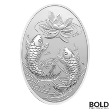 2022 Niue Auspicious Koi 1 oz Silver Proof HR