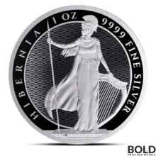 2024 1 oz Niue Hibernia Silver Coin (BU)