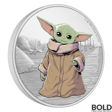 2021 Niue Star Wars Mandalorian: The Child 1 oz Silver Proof