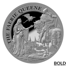 2022 St Helena: Faerie Queene 1 oz Silver Proof