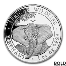 2021 Silver Somalia Elephant - 1 oz