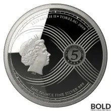 超綺麗銀貨　2020 1 OZ TOKELAU CHRONOS 2020 1 oz Tokelau Chronos Prooflike Silver Coin | BOLD