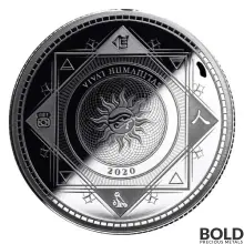 2020 1 oz Tokelau Vivat Humanitas Silver Coin (Prooflike)