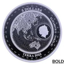 2022 Silver Tokelau Terra 1 oz Prooflike