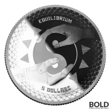 2020 Silver Tokelau Equilibrium: Dualism 1 oz Prooflike