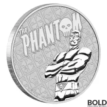 2022 1 oz Tuvalu Perth DC Comics Phantom Silver Coin (BU) | BOLD