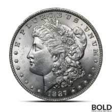 1887 Morgan Silver Dollar (BU)