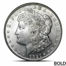 1921-S Morgan Silver Dollar (BU)