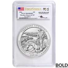 2016 Silver 5 oz ATB Theodore Roosevelt NP First Strike PCGS MS69 DMPL (Mercanti)