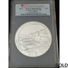 2012 Silver 5 oz ATB Chaco Culture NP First Strike PCGS MS69 DMPL