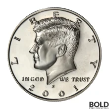 2001-S Kennedy Half Dollar : Silver Proof