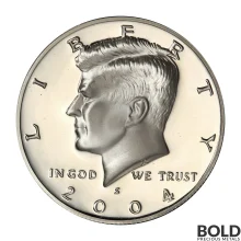 2004-S Kennedy Half Dollar : Silver Proof