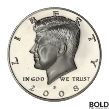 2008-S Kennedy Half Dollar : Silver Proof