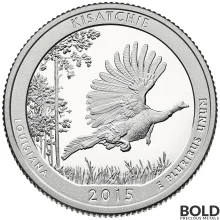 2015-S Silver Proof America the Beautiful Quarter - KISATCHIE