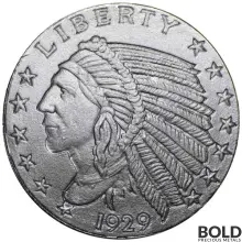 Silver 2 oz Incuse Indian Round