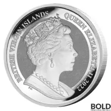 2022 coin1 oz BVI Lincoln Memorial Silver Coin1 oz (Reverse