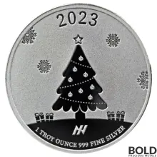 2023 Silver 1 oz Asahi Christmas Round