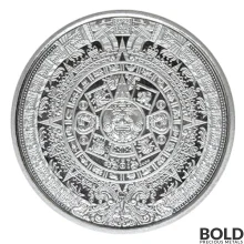 Silver 1/4 oz Aztec Calendar Round