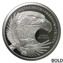 Silver - 2 oz Eagle Round (Golden State Mint)