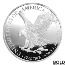 Silver 5 oz Eagle Round (Highland Mint)