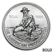 Silver - 1 oz Engelhard Prospector Round