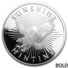 Silver - 1 oz Sunshine Mint Round