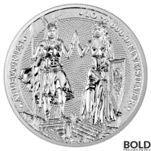 2023 Silver 10 oz Allegories: Galia & Germania BU