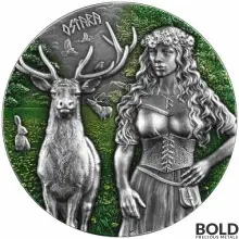 2023 2 oz Ostara Germania Valkyries Silver Coin (UHR) | BOLD