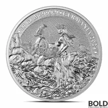 2024 10 oz Lady Germania Silver Round (BU)