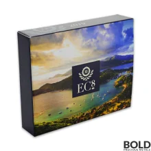 20191 oz Montserrat Emerald Isle Colored Proof Silver Coin