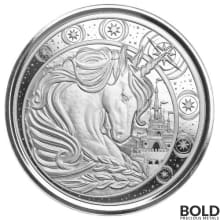 2023 1 oz Ghana Unicorn Silver Coin (BU)