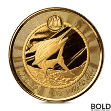 2024 1 oz Cayman Islands Marlin Gold Coin
