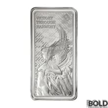 2023 250 Gram St. Helena The Queen's Virtues: Victory Silver Coin Bar (BU)