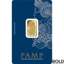 2.5 Gram PAMP Suisse Gold Bar